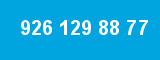 926 129 88 77 926 129 88 77